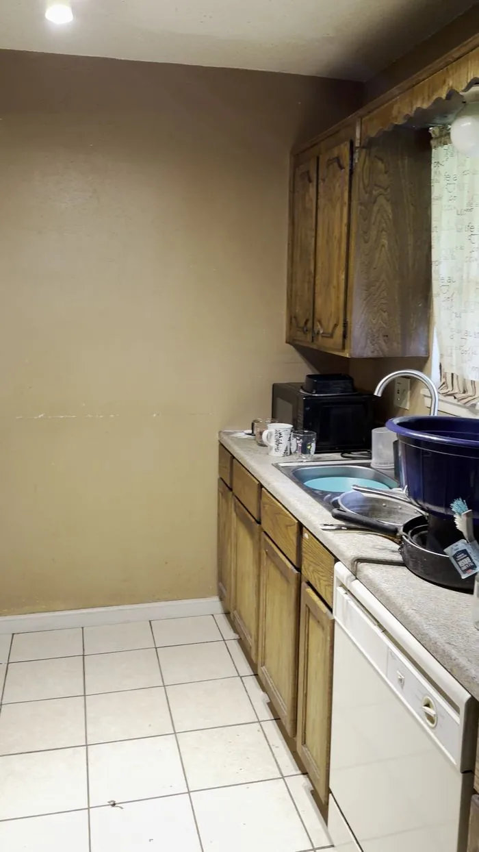 Real kitchen before renovation